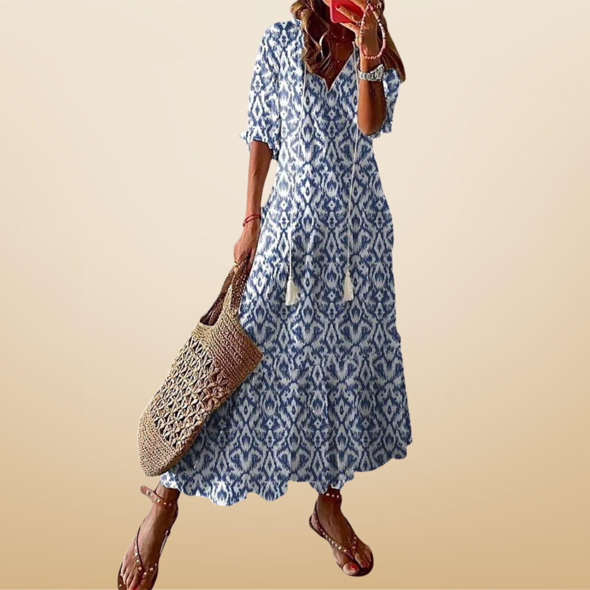 Amalia | Boho Vintage Summer Dress